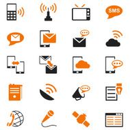 Communication icon set N29