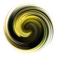 Colorful abstract icon Dynamic flow illustration