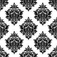 Intricate damask style arabesque pattern