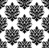 Decorative seamless floral pattern background
