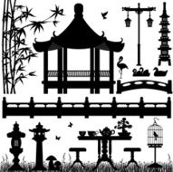 Scenario of Asian Garden