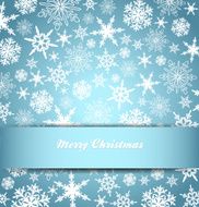 Snowflakes - Snowflake Christmas Card Background