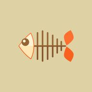 Fish Food Flat Icon