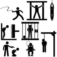 Punishment and Execution Pictogram