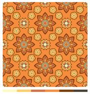 Seamless wallpaper patterns - floral series N19