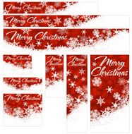 Snowflakes Christmas Web Banners N2