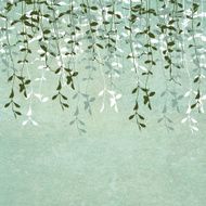 abstract leaves with vintage background N3