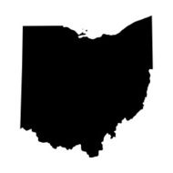 Map of the U S state Ohio N3