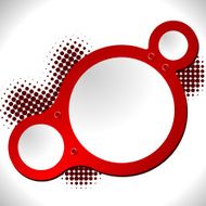 Round abstract vector background EPS10