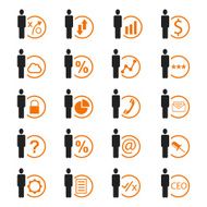 Human resource management icons N13