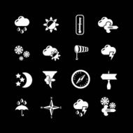 Set icons of weather