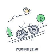 Mountain Biking Symbol