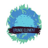 Color grunge abstract element