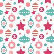 Cute christmas toys seamless pattern N4