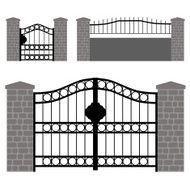 Garden Doors (vector)