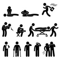 First Aid Rescue Emergency Help Pictogram
