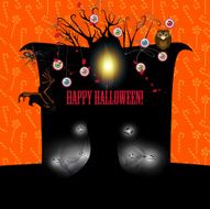 Halloween night background N26