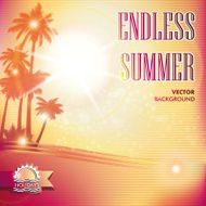 Summer blurred background with palm trees N24