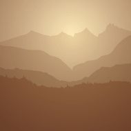 Mountain backdrop - VECTOR N2