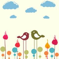 Retro greeting card N9