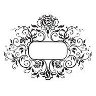 Frame with decorative elements N2