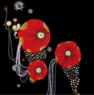Abstract Flowers N29