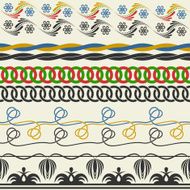Seamless decorative elements