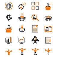 Business strategy icons N10