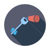 Key flat icon N4