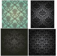 Damask seamless pattern set N4