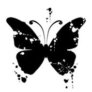 Butterfly silhouette for you design