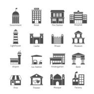 Government buildings icons N6