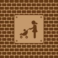 Restroom sign N9