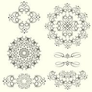 Set of vintage whorls N2