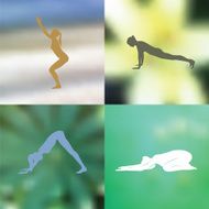 Yoga Exercises Nature backgrounds