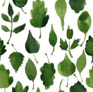 vector seamless pattern with leaves N29