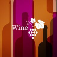 Vector Illustration Wine Background