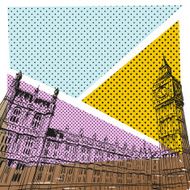 Buckingham Palace hand drawn vector illustration N2