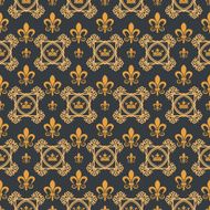 Damask seamless pattern N657