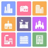 Building flat icons