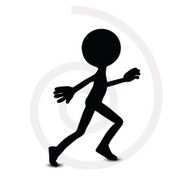 3d man in running pose N7
