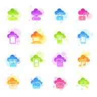 Stains Icons - Cloud Computing