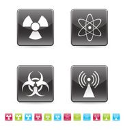 Disaster icon set