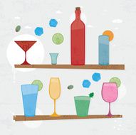 Grunge cocktails