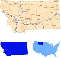Montana road map