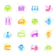 Stains Icons - Car Parts