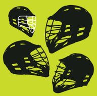 Lacrosse Helmet Silhouettes