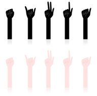 Hand Sign Counting Hands
