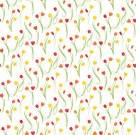 Tulip seamless pattern N4