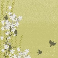 Cherry Blossoms &amp; Sparrows